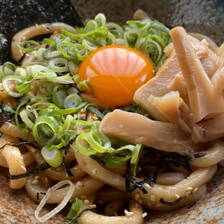 油そば風☆茹でうどんで簡単油うどん